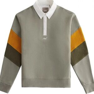 KITH emery herringbone terry rugby